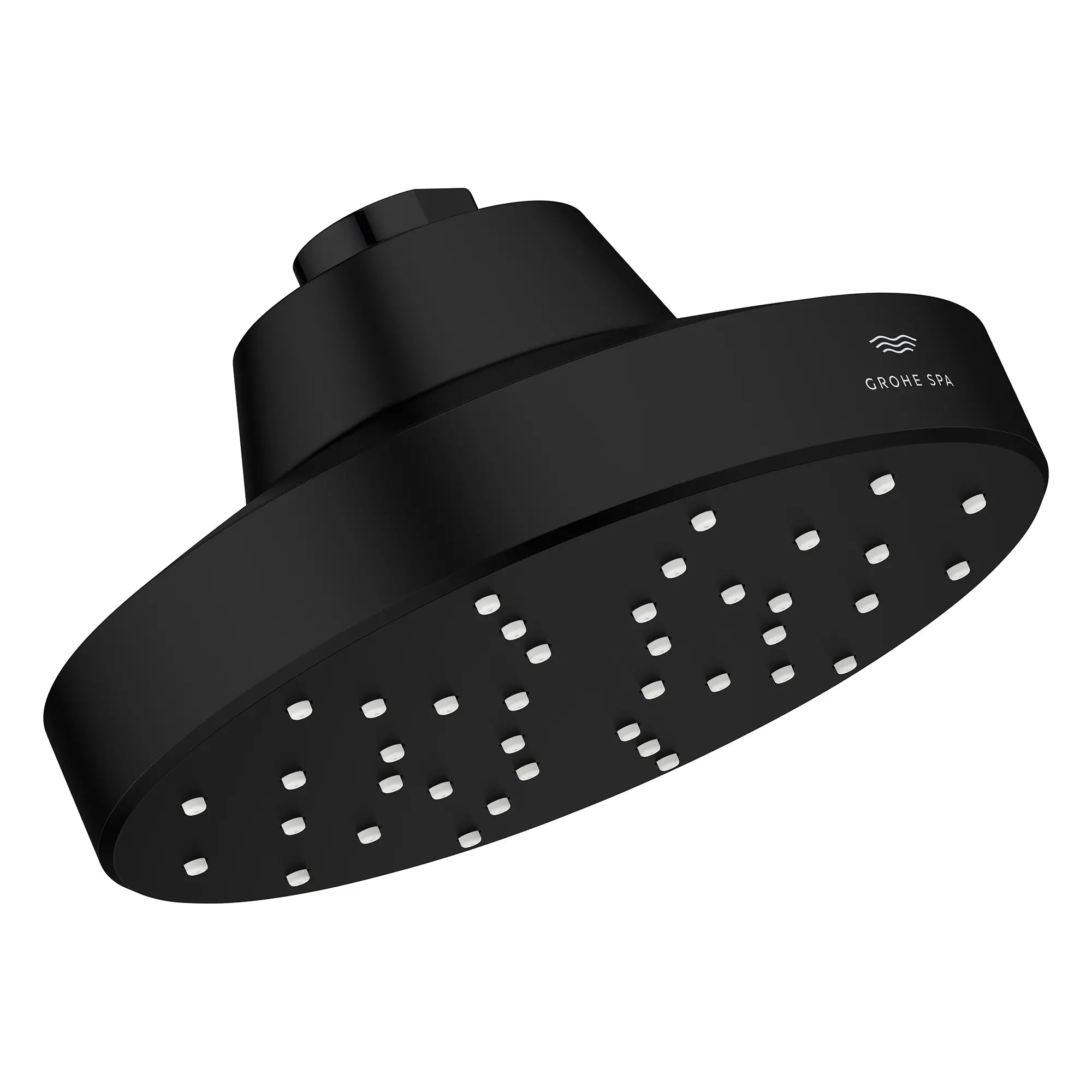 Rainshower Aqua 140 Mono Spray 5 1/2" Showerhead with Aqua Booster 2.5 GPM (9.5 L/min) // MATTE BLACK // 283841_Aquabooster_SiloRight_1115182430_1115192430_0002_April2026_0_CDNwebp_c781d933-4af5-4d83-9ec7-a676f8f5e8e0.webp
