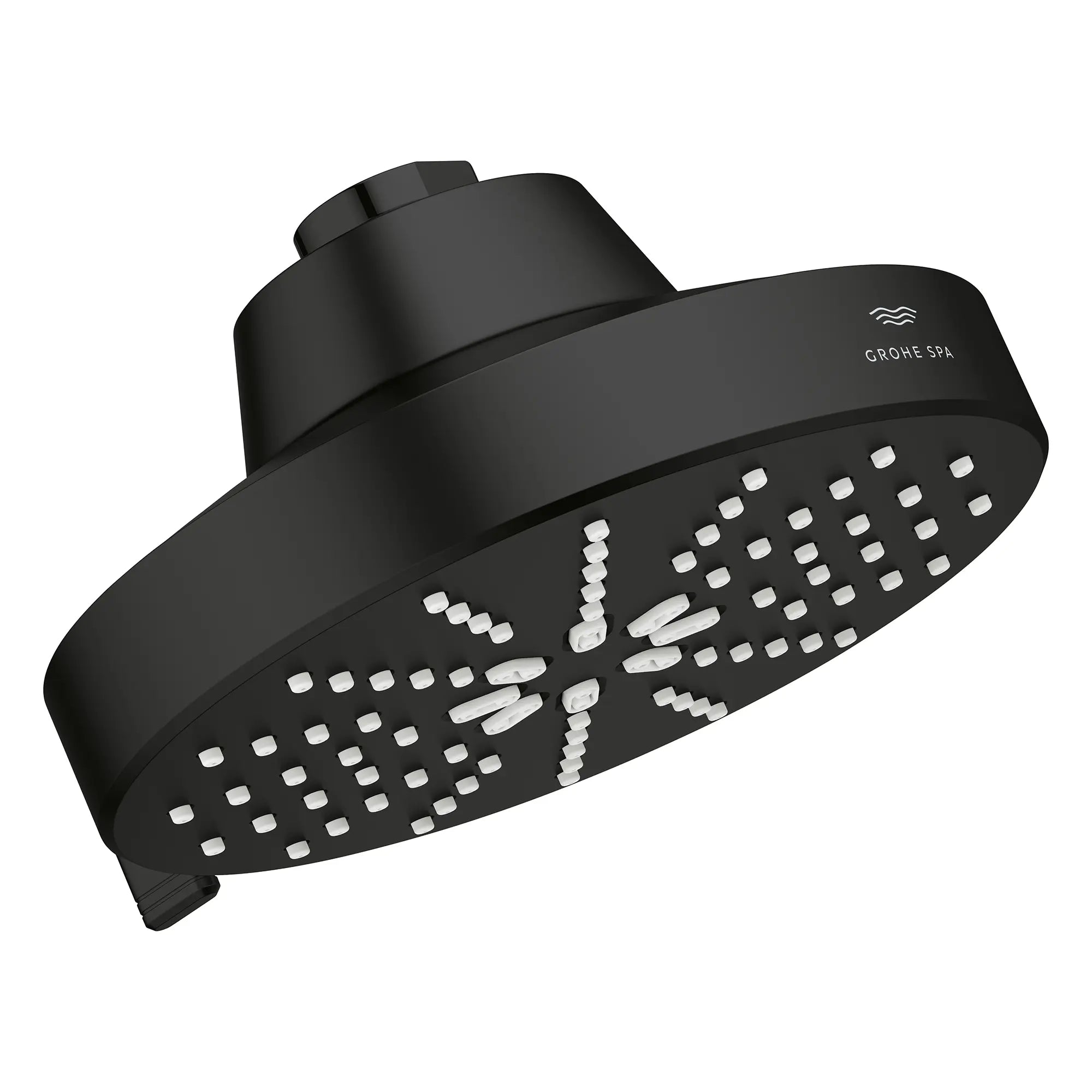 Rainshower Aqua Multi Spray 5 1/2" Showerhead with Aqua Booster 2.5 GPM (9.5 L/min) // MATTE BLACK // 283844_Aquabooster_SiloRight_1116112430_1116592430_0002_April2026_0_CDNwebp_bf54d7eb-cc4a-4aa1-9e12-de205b24df34.webp