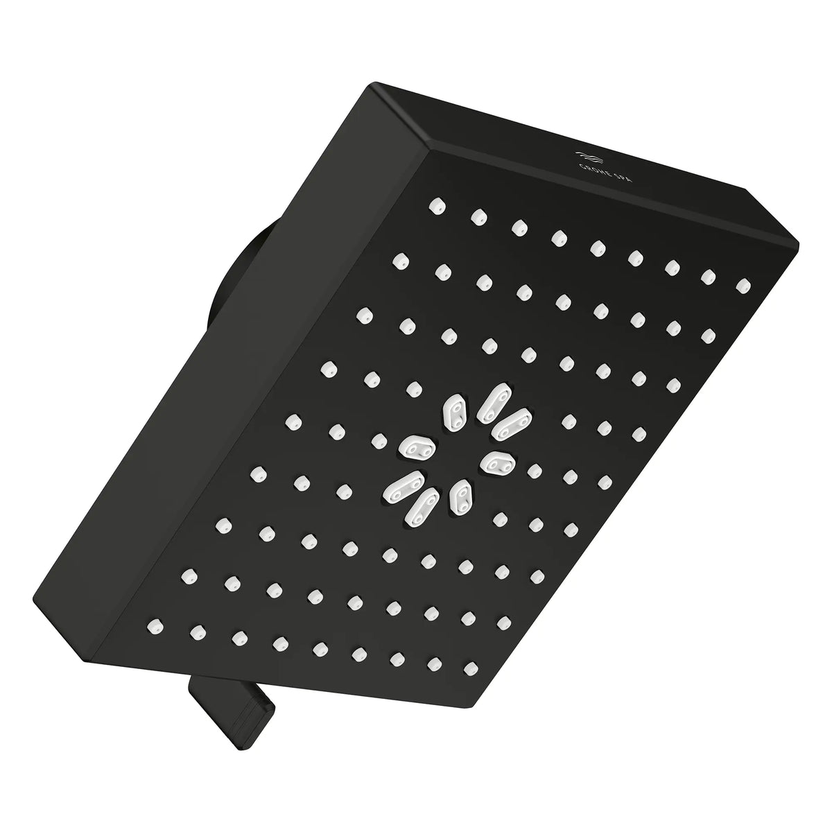 Rainshower Aqua Multi Spray 5 1/2" Square Shower Head with AquaBooster 1.75 GPM (6.6 L/min) // MATTE BLACK // 283845_Aquabooster_SiloRight_1116722430_1116732430_002_01_0001_April2026_0_CDNwebp.webp