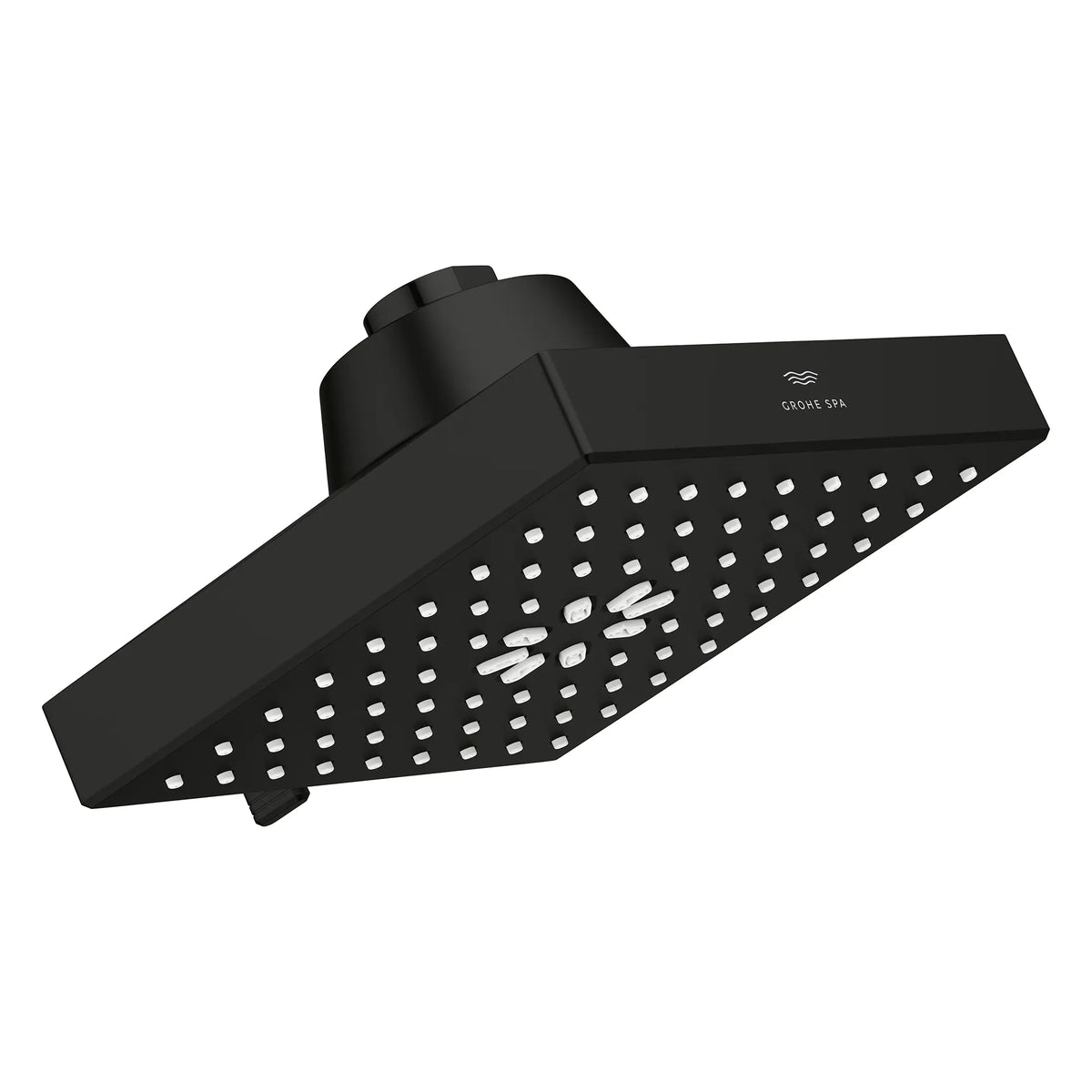 Rainshower Aqua Multi Spray 5 1/2" Square Shower Head with AquaBooster 1.75 GPM (6.6 L/min) // MATTE BLACK // 283847_Aquabooster_SiloRight_1116722430_1116732430_0002_April2026_0_CDNwebp.webp