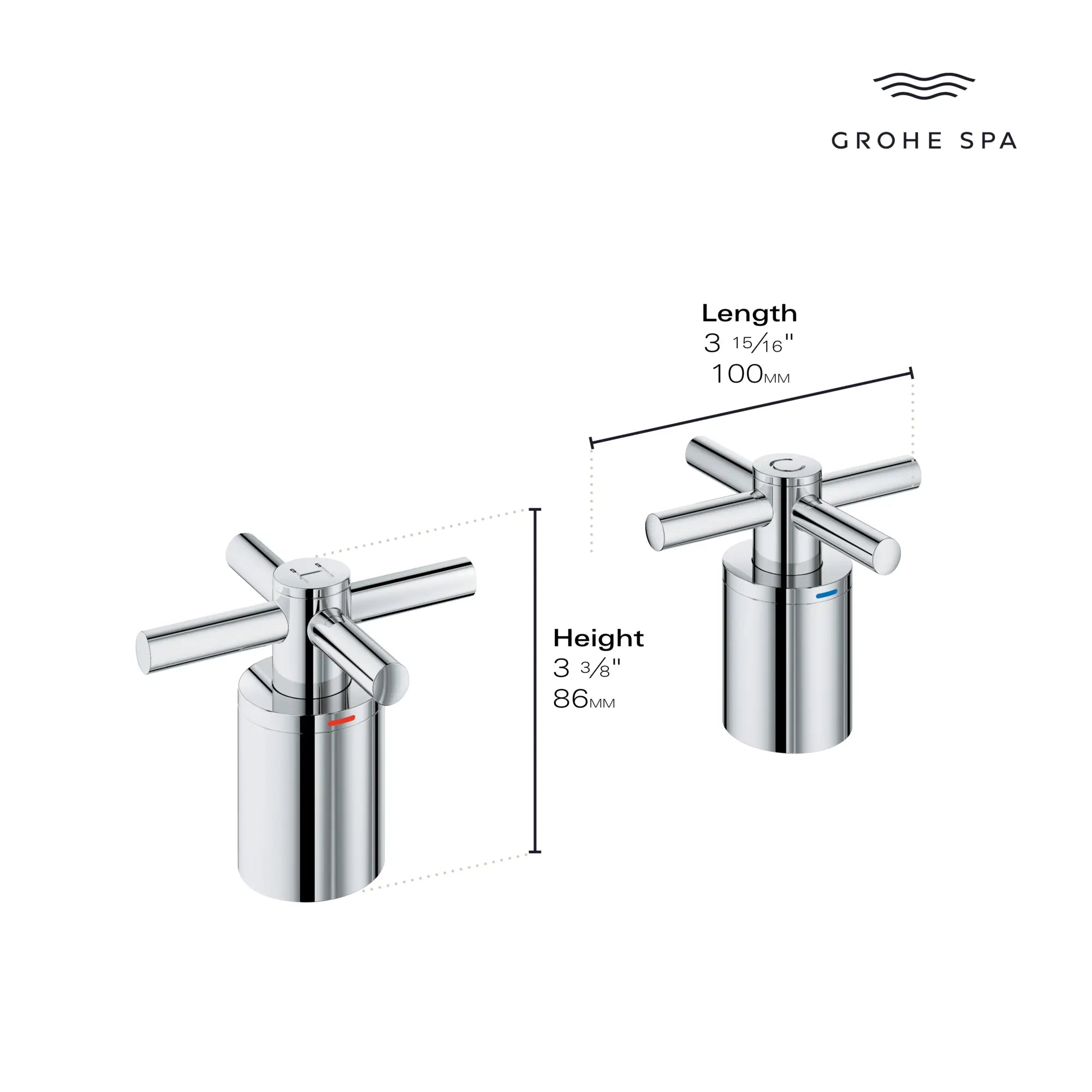 Atrio New Cross Handle // GROHE STARLIGHT CHROME // 284730_Atrio_Infographic_14217_0001_APR2026_0_CDNwebp.webp