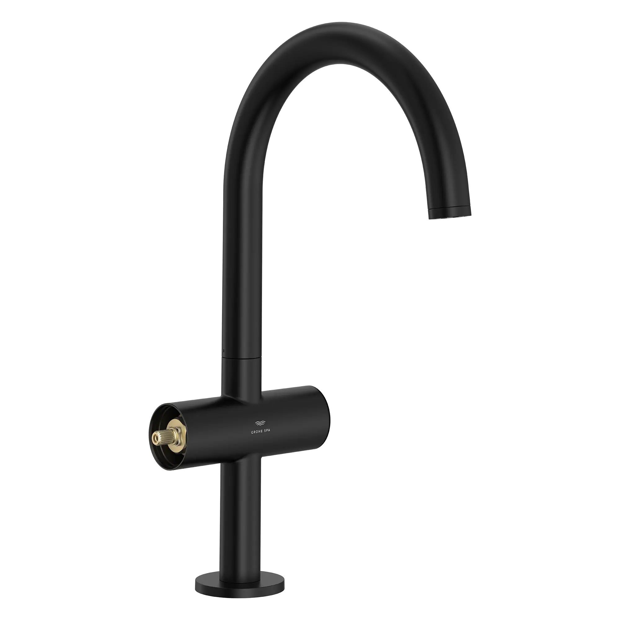 Atrio Single Hole Two-Handle L-Size Bathroom Faucet without Handles, 1.2 GPM (4.5 L/min) // MATTE BLACK // 285360_Atrio_PC_SiloRight_211462430_484582430_0002_JANUARY2026_0_CDNwebp.webp