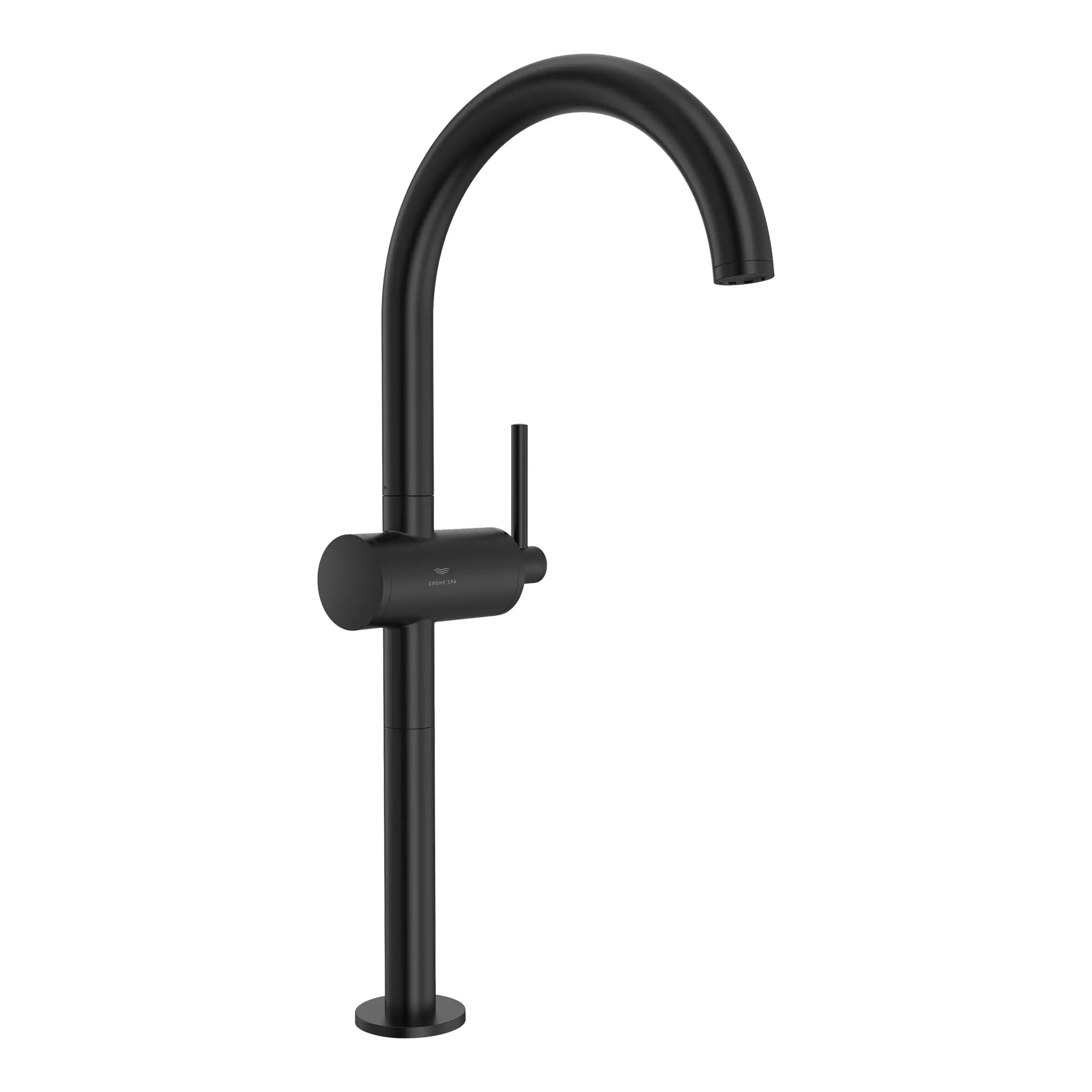 Single Hole Single-Handle Deck Mount Vessel Sink Faucet 4.6 L/min (1.2 GPM) // MATTE BLACK // 285362_Atrio_PC_SiloRight_243522430_0001_APRIL2026_0_CDNwebp.webp