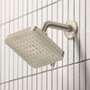 [111721EN00] Euphoria 140 with AquaBooster Square Multi Spray Shower Head 1.75 GPM (6.6L/min) - Matte Black