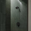 [1117142430] Euphoria 140 with AquaBooster Round Single Spray Shower Head 1.75 GPM (6.6L/min) - Brushed Cool Sunrise