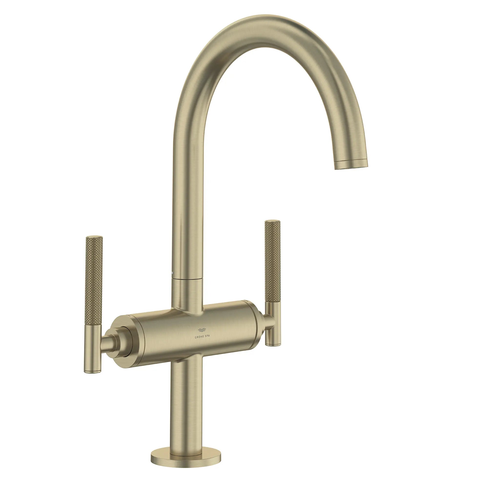 Atrio Single Hole Two-Handle L-Size Bathroom Faucet without Handles, 1.2 GPM (4.5 L/min) // BRUSHED NICKEL INFINITYFINISH // 287646_Atrio_PC_SiloRight_21146EN00_0001_JANUARY2026_0_CDNwebp.webp