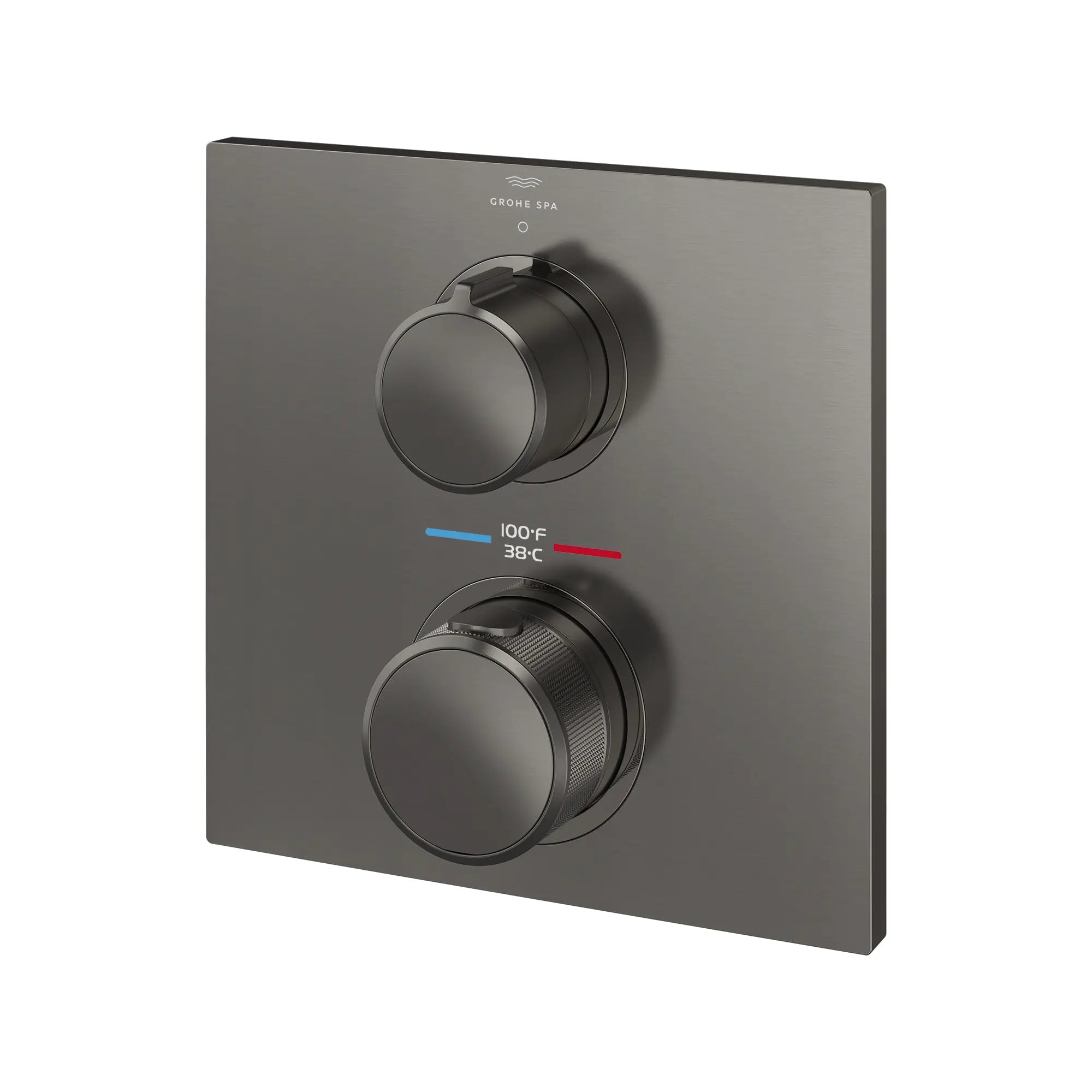 Single Function 2-Handle Thermostatic Valve Trim // BRUSHED HARD GRAPHITE // 287716_Allure_SiloLeft_29177AL00_0001_MAY2026_0_CDNwebp.webp