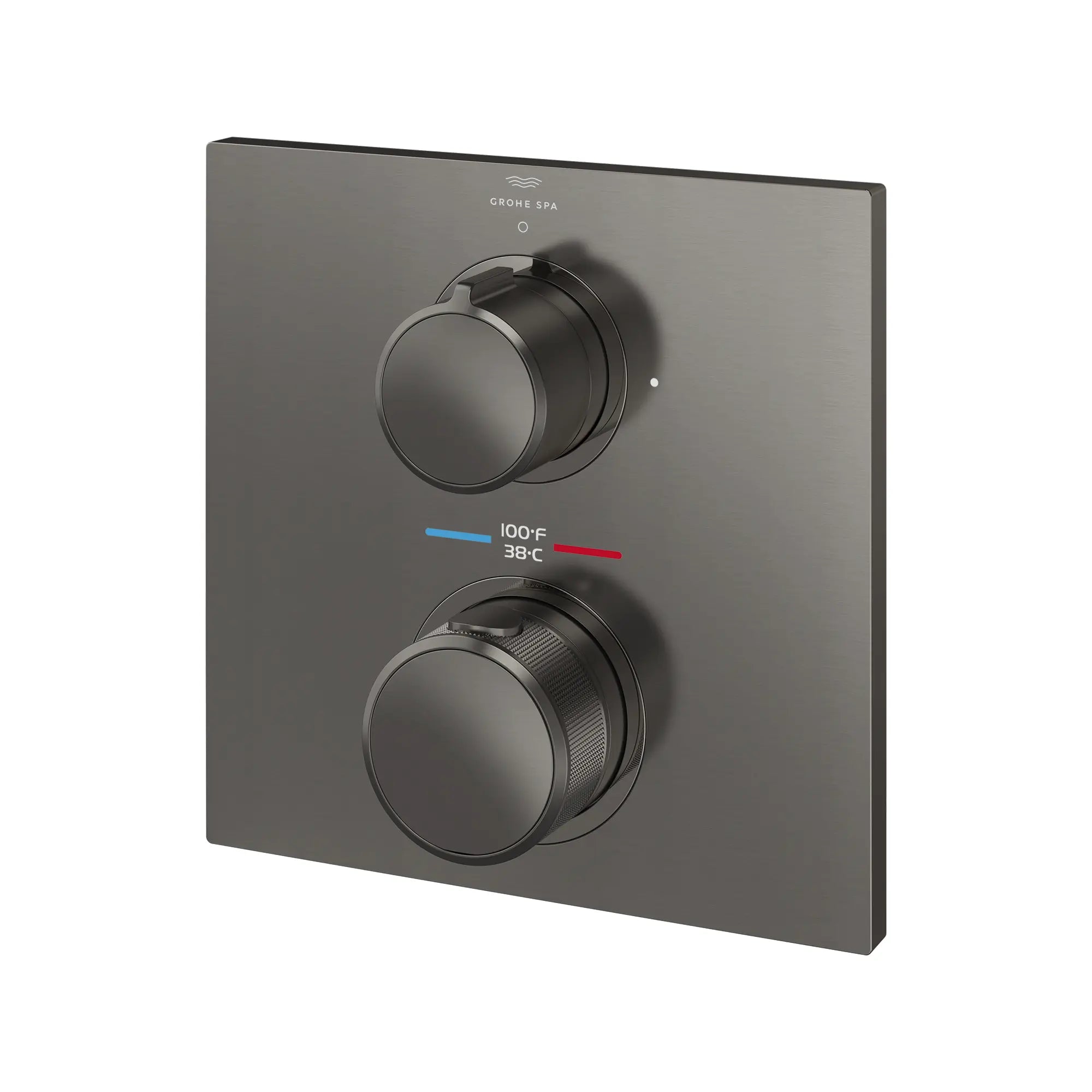 Dual Function 2-Handle Thermostatic Valve Trim // BRUSHED HARD GRAPHITE // 287717_Allure_SiloLeft_29178AL00_0001_MAY2026_0_CDNwebp.webp