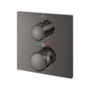 [29178A01] Allure Dual Function 2-Handle Thermostatic Valve Trim - Brushed Cool Sunrise