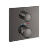 [29178A01] Allure Dual Function 2-Handle Thermostatic Valve Trim - Brushed Cool Sunrise
