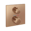 [29178DL1] Allure Dual Function 2-Handle Thermostatic Valve Trim - Brushed Cool Sunrise