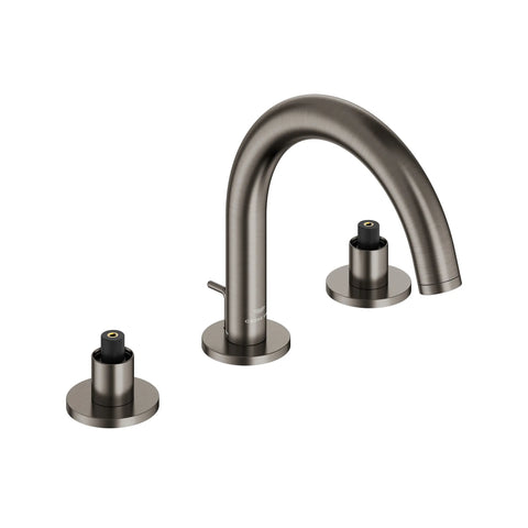 Atrio 8-inch Widespread 2-Handle S-Size Bathroom Faucet without Handles, 1.2 GPM (4.5 L/min) - Brushed Hard Graphite