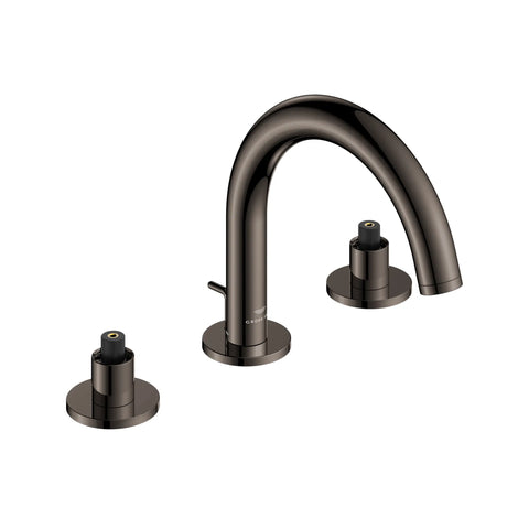 Atrio 8-inch Widespread 2-Handle S-Size Bathroom Faucet without Handles, 1.2 GPM (4.5 L/min) - Hard Graphite