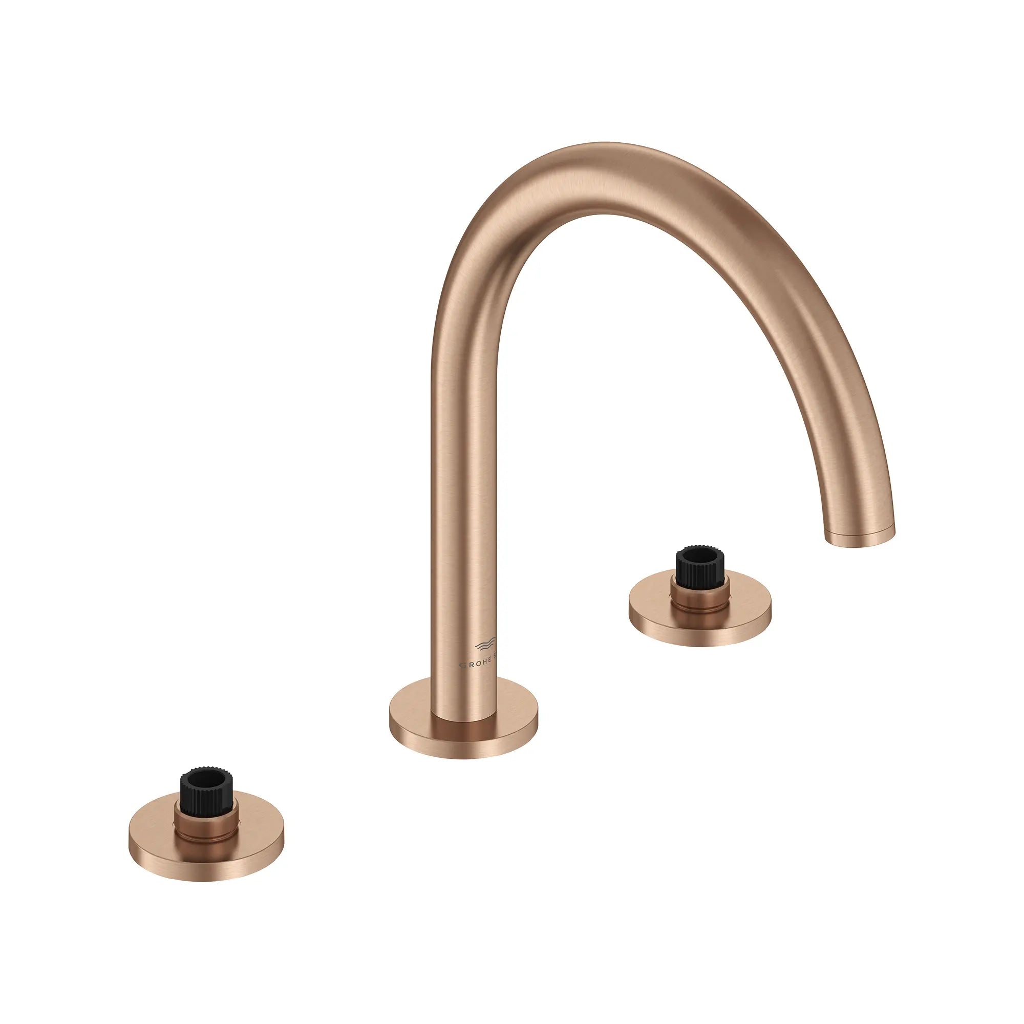 Atrio 3-Hole 2-Handle Deck Mount Roman Tub Faucet without Handles // BRUSHED WARM SUNSET // 287756_Atrio_SiloRight_25273DL00_0001_MARCH2026_0_CDNwebp.webp