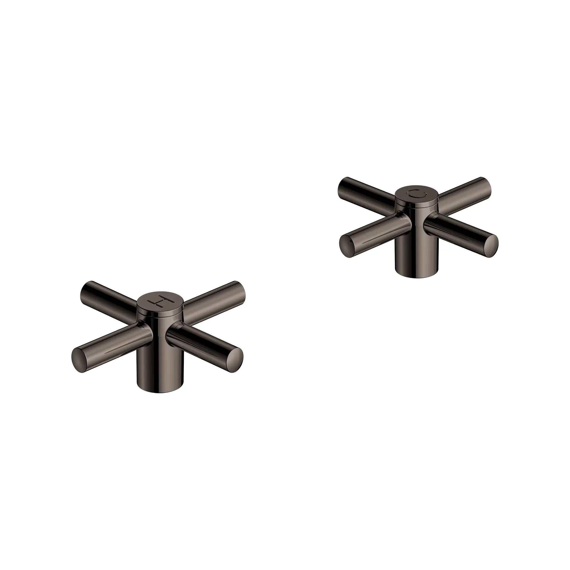 Atrio Lever Handles for Bathroom Sink Faucet (Pair) // HARD GRAPHITE // 287765_Atrio_siloRight_14216A00_0001_MARCH2026_0_CDNwebp.webp
