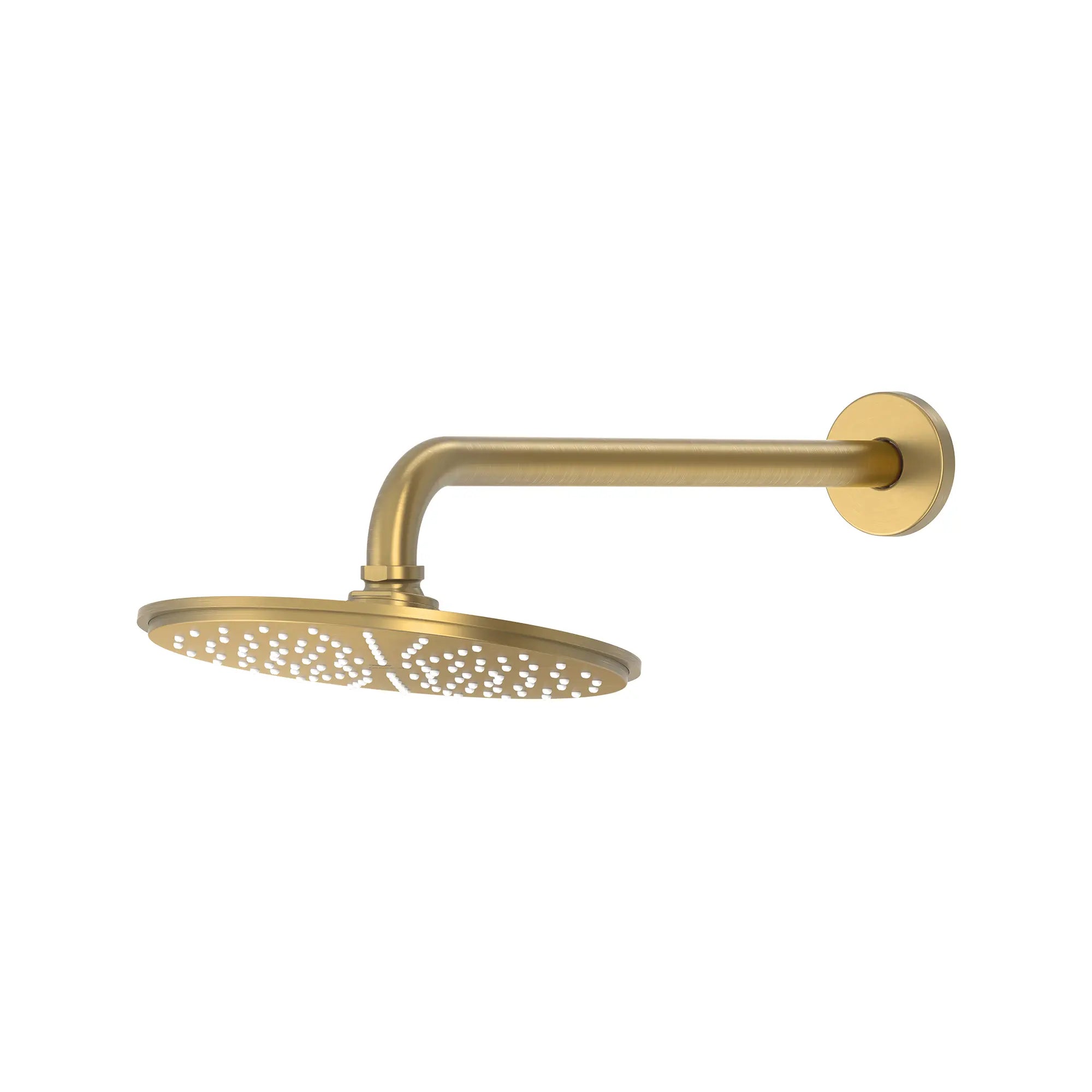 210 Shower Head, 8" - 1 Spray, 6.6 L/min (1.75 gpm) // BRUSHED COOL SUNRISE // 288258_Rainshower_SiloLeft_27814GN00_28540GN00_0001_July2025_0_CDNwebp.webp