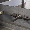 [20586AL1] Allure 2-Handle Wall Mount Faucet, 1.2 GPM (4.5 L/min) - Brushed Cool Sunrise