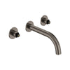 [20663AL0] Atrio 2-Handle Wall Mount Faucet without Handles, 1.2 GPM (4.5L.min) - GROHE StarLight Chrome