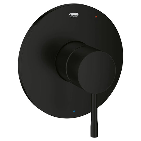 Pressure Balance Valve Trim with Cartridge - Matte Black