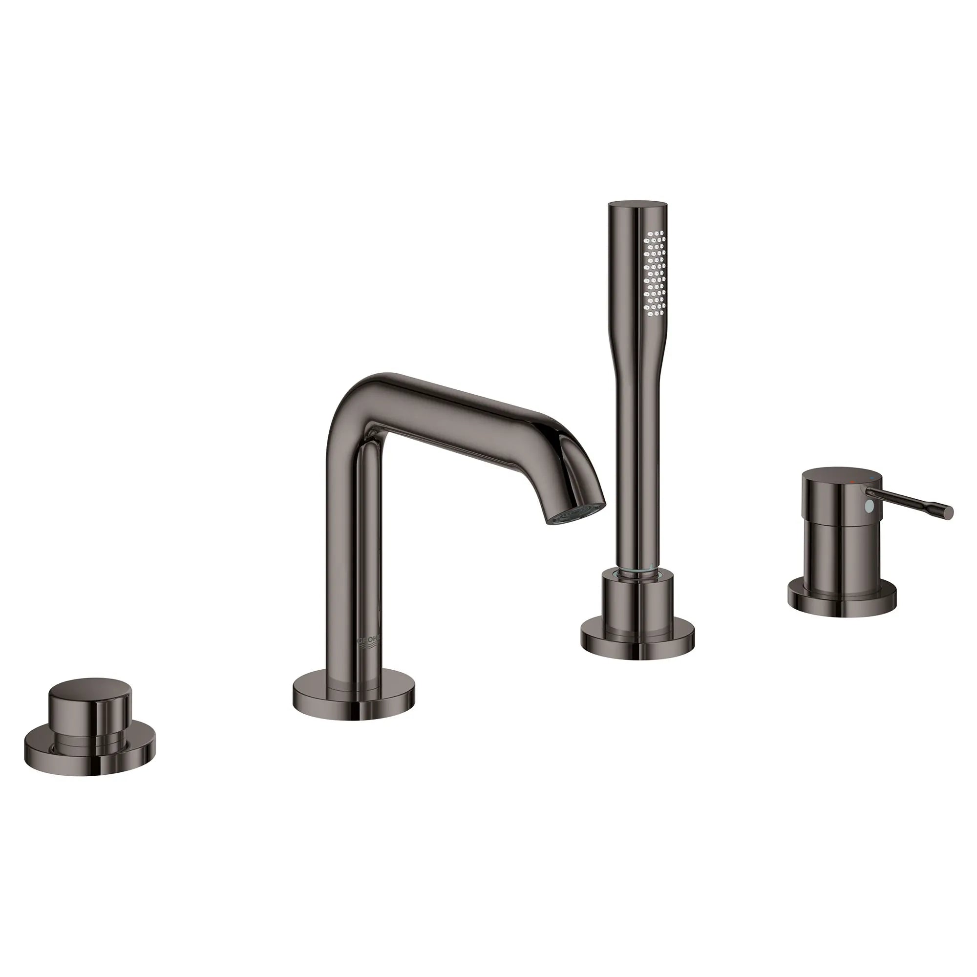 4-Hole Single-Handle Deck Mount Roman Tub Faucet with 1.75 GPM (6.6 L/min) Hand Shower // HARD GRAPHITE // 48266_19578A0A_0_CDNwebp.webp