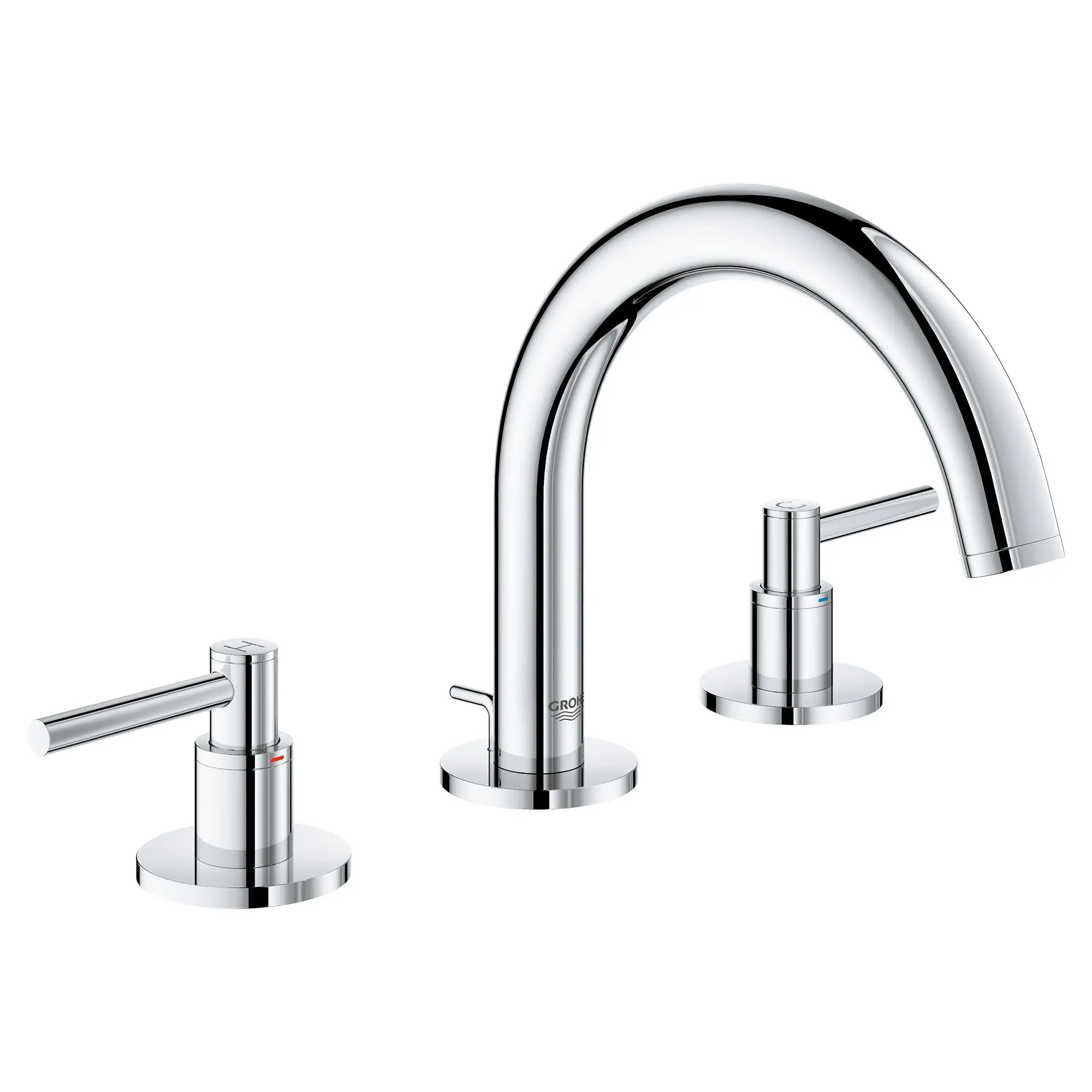 8-inch Widespread 2-Handle S-Size Bathroom Faucet 1.2 GPM // GROHE STARLIGHT CHROME // 48380_20072003_Z02_01_0_CDNwebp.webp