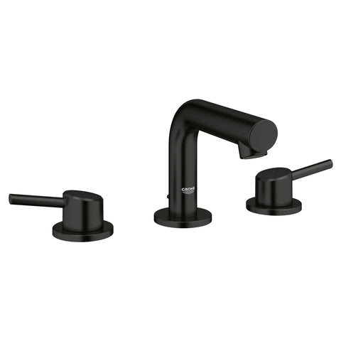 8-inch Widespread 2-Handle S-Size Bathroom Faucet, 1.2 GPM (4.5 L/min) - Matte Black