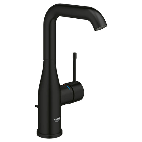Single Hole Single-Handle L-Size Bathroom Faucet, 1.2 GPM (4.5 L/min) - Matte Black