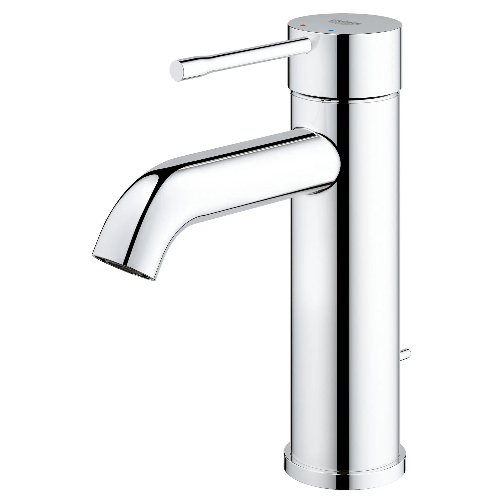 Single Hole Single-Handle S-Size Bathroom Faucet, 1.2 GPM (4.5 L/min) // GROHE STARLIGHT CHROME // 49503_2359200A_1_0_CDNwebp.webp