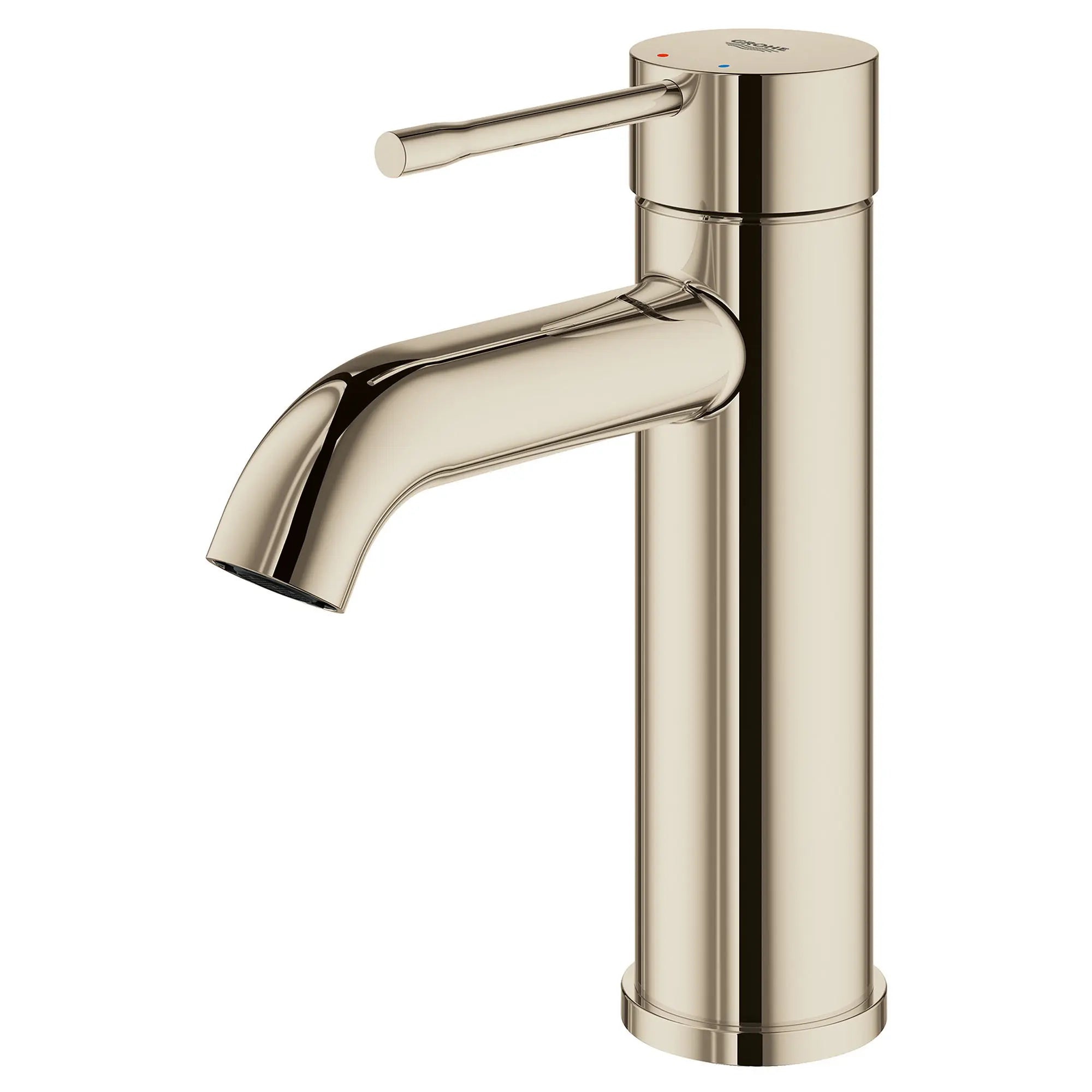 Single Hole Single-Handle S-Size Bathroom Faucet, 1.2 GPM (4.5 L/min) // POLISHED NICKEL INFINITYFINISH // 49517_23592BEA_1_0_CDNwebp.webp
