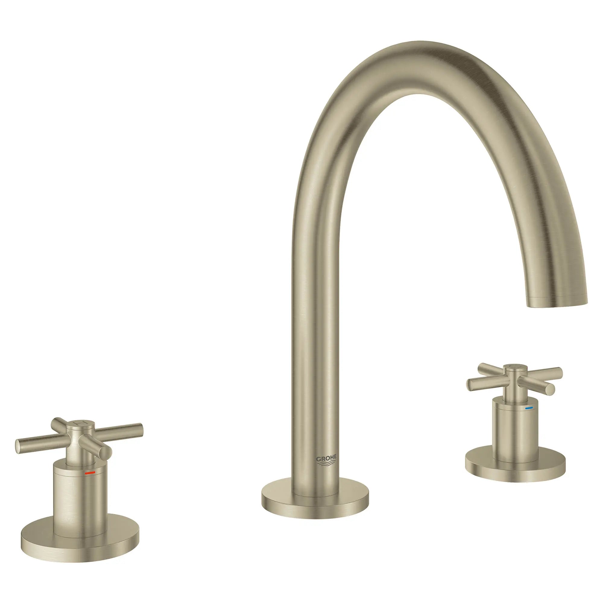 3-Hole 2-Handle Deck Mount Roman Tub Faucet // BRUSHED NICKEL INFINITYFINISH // 50010_25048EN3_2_0_CDNwebp.webp