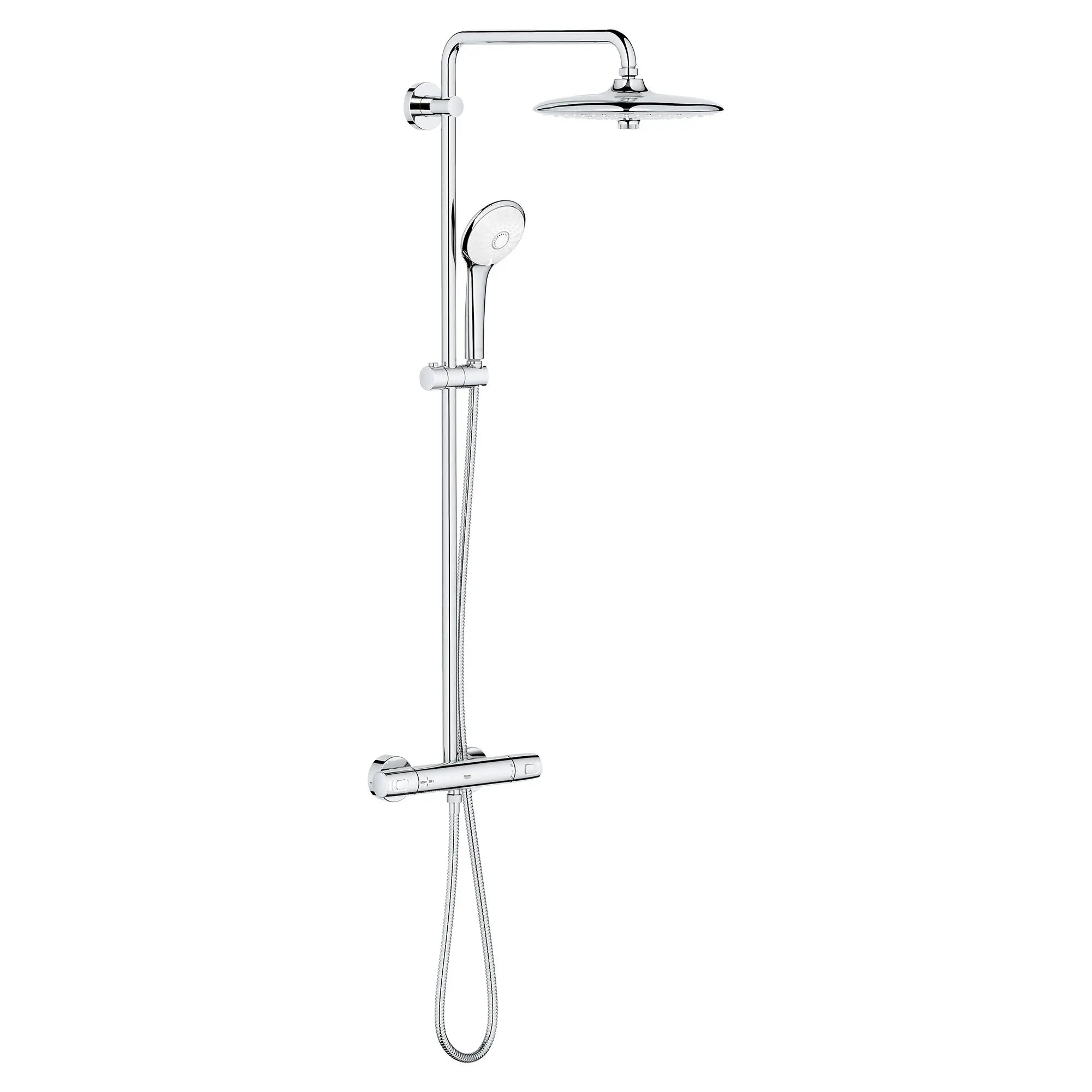 260 CoolTouch Thermostatic Shower System, 1.75 gpm (6.6 L/min) // GROHE STARLIGHT CHROME // 50486_26128002_0_CDNwebp.webp