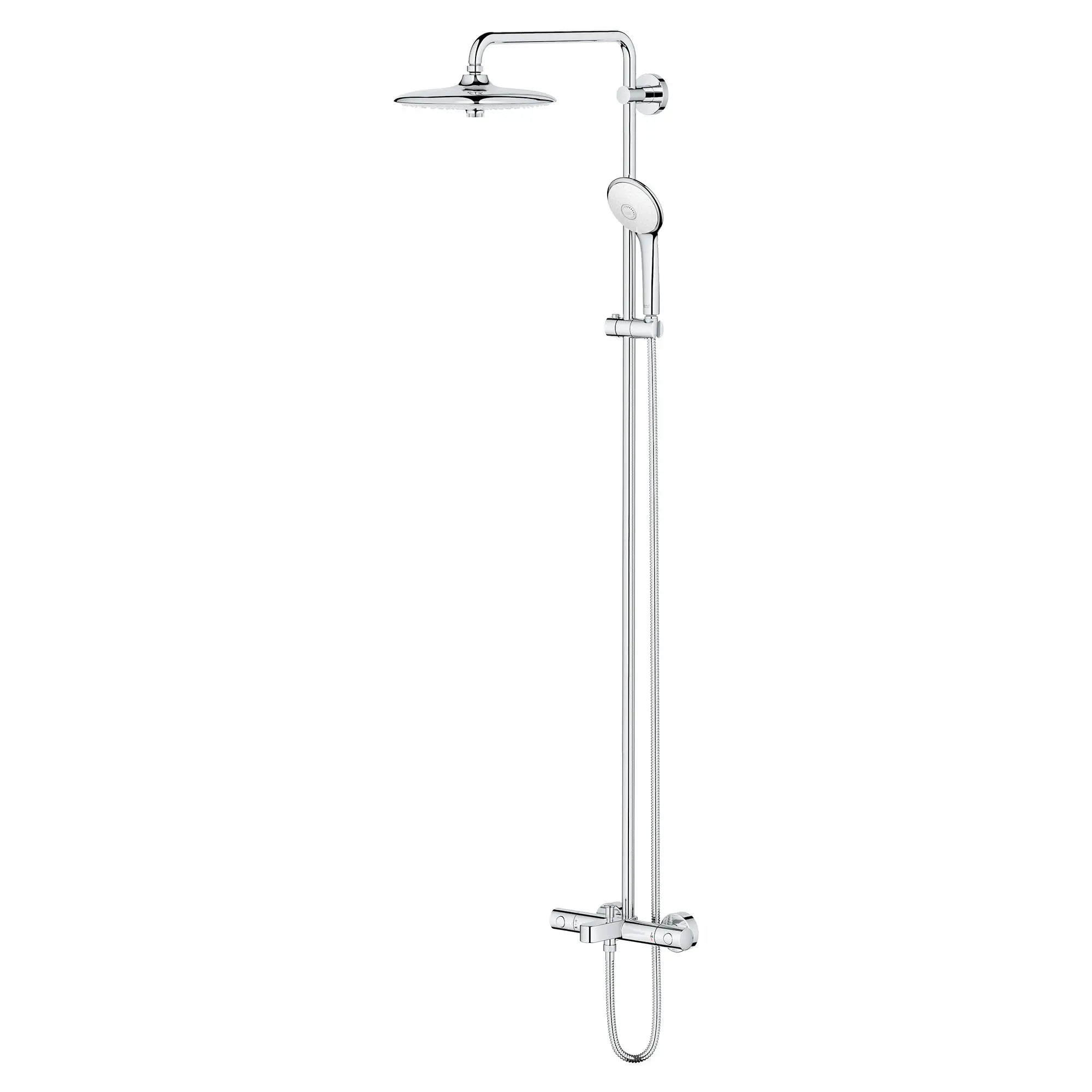 260 Thermostatic Tub/Shower System, 1.75 gpm (6.6 L/min) // GROHE STARLIGHT CHROME // 50500_26177002_1_0_CDNwebp.webp