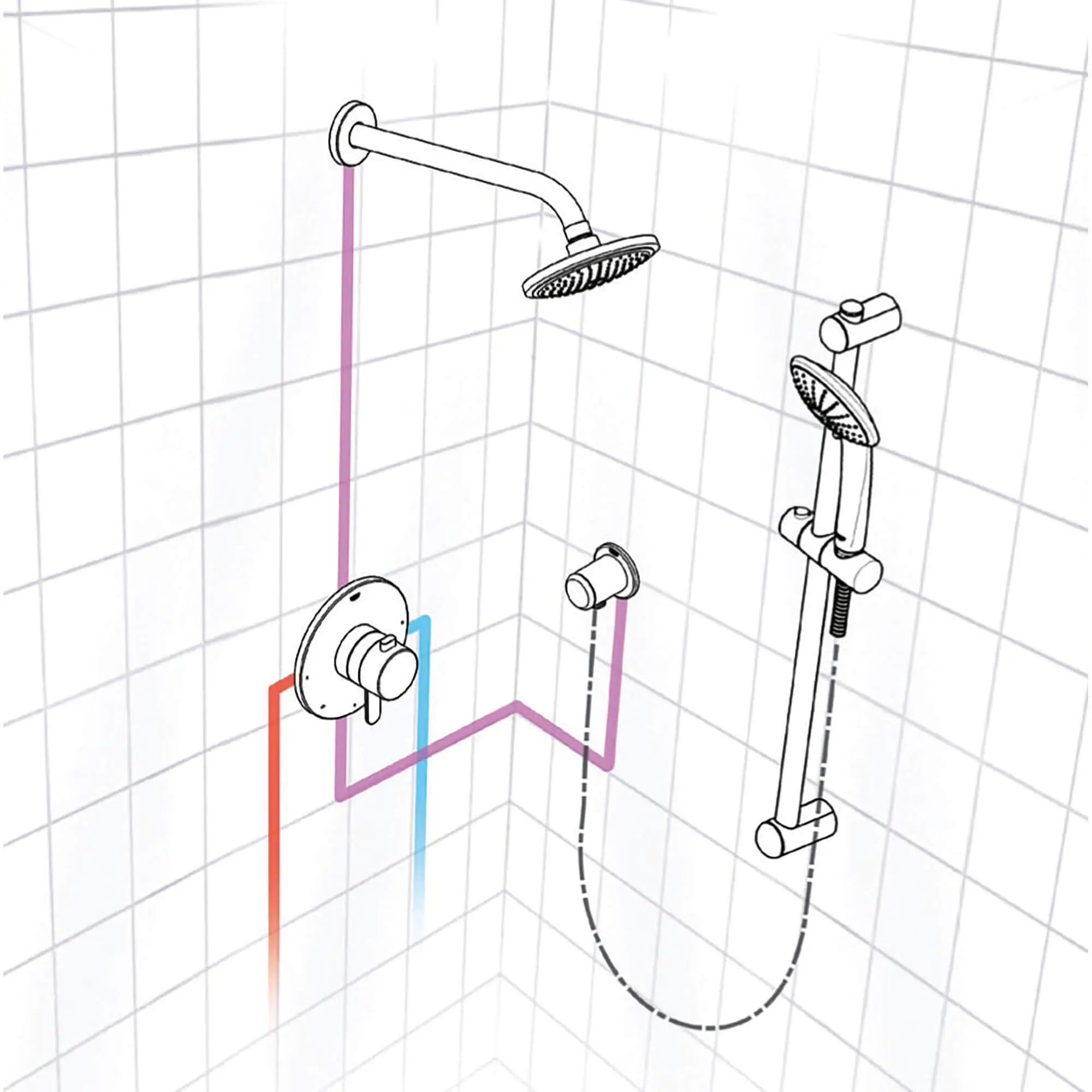 Cosmopolitan Pressure Balance Valve Dual Function Shower Kit, 20 L/min (5.3 gpm) // GROHE STARLIGHT CHROME // 507_117166-cosmopolitan-pbv-dual-function-shower-kit-enviro-1_0_CDNwebp.webp