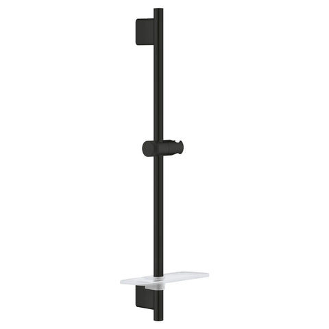24” Shower Slide Bar - Matte Black