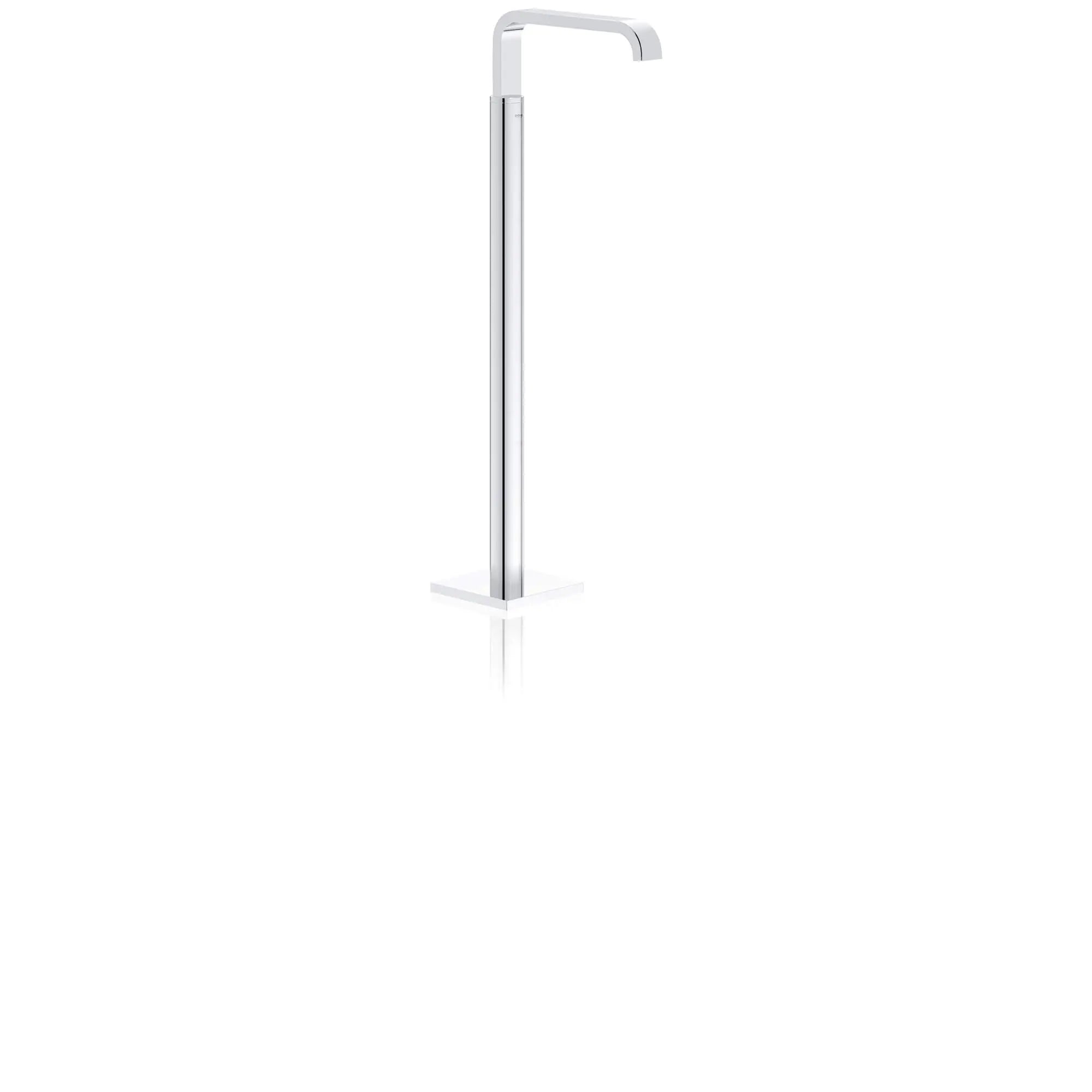 Single-Handle Freestanding Tub Faucet // GROHE STARLIGHT CHROME // 512_13218000-bath-spout-floor-mounted-enviro-1_0_CDNwebp.webp