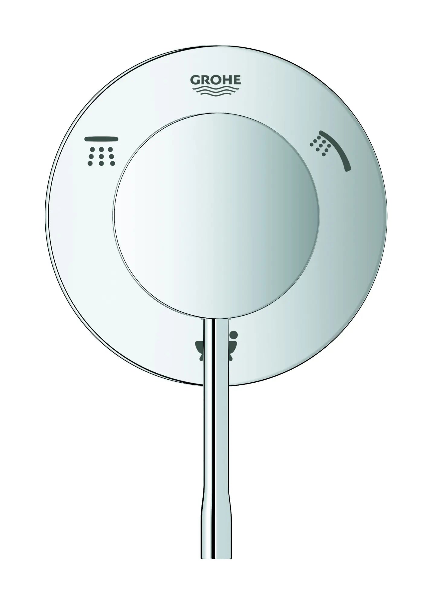 3-Way Diverter Trim // GROHE STARLIGHT CHROME // 52319_29203001_0_CDNwebp.webp