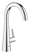 [30026002] GROHE Zedra Single-Handle Beverage Faucet (Cold Water Only) with Filtration 1.75 GPM (6.6 L/min) - GROHE StarLight Chrome