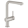 [30300DC0] Minta Single-Handle Pull-Out Kitchen Faucet Dual Spray 1.75 GPM (6.6 L/min) - GROHE StarLight Chrome