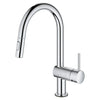 [31359002] Single-Handle Pull Down Kitchen Faucet Dual Spray 1.75 GPM (6.6 L/min) with Touch Technology - GROHE StarLight Chrome
