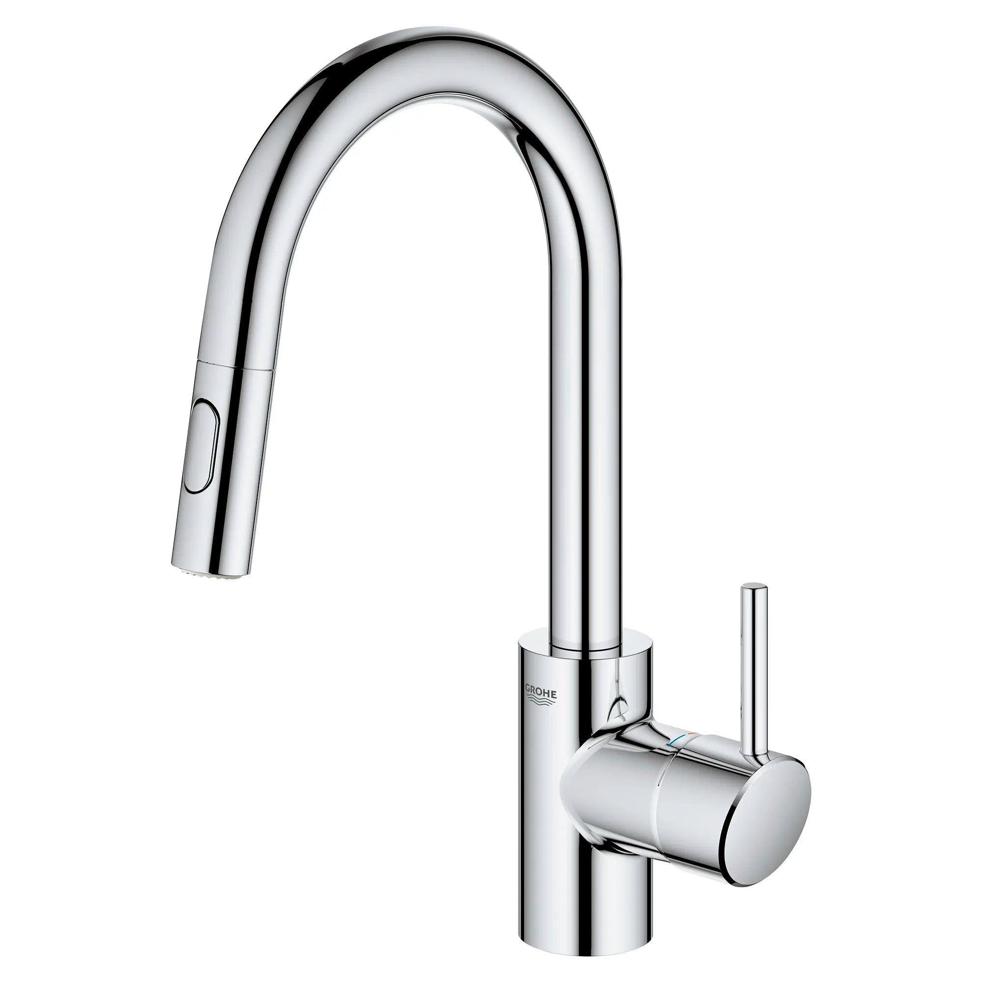 Concetto Single-Handle Pull Down Prep Faucet 1.75 GPM (6.6 L/min) // GROHE STARLIGHT CHROME // 53606_31479001_1_0_CDNwebp.webp