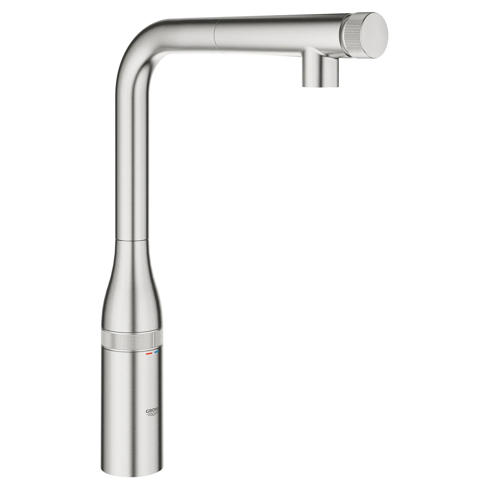 SmartControl Pull-Out Single Spray Kitchen Faucet 6.6 L/min (1.75 gpm) // SUPERSTEEL INFINITYFINISH // 53658_31616DC0_0_CDNwebp.webp