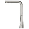 [33893DC2] GROHE Zedra Single-Handle Pull-Out Kitchen Faucet Dual Spray 1.75 GPM (6.6 L/min) - GROHE StarLight Chrome
