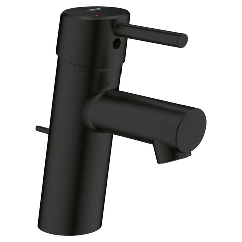 Single Hole Single-Handle S-Size Bathroom Faucet, 1.2 GPM (4.5 L/min) - Matte Black