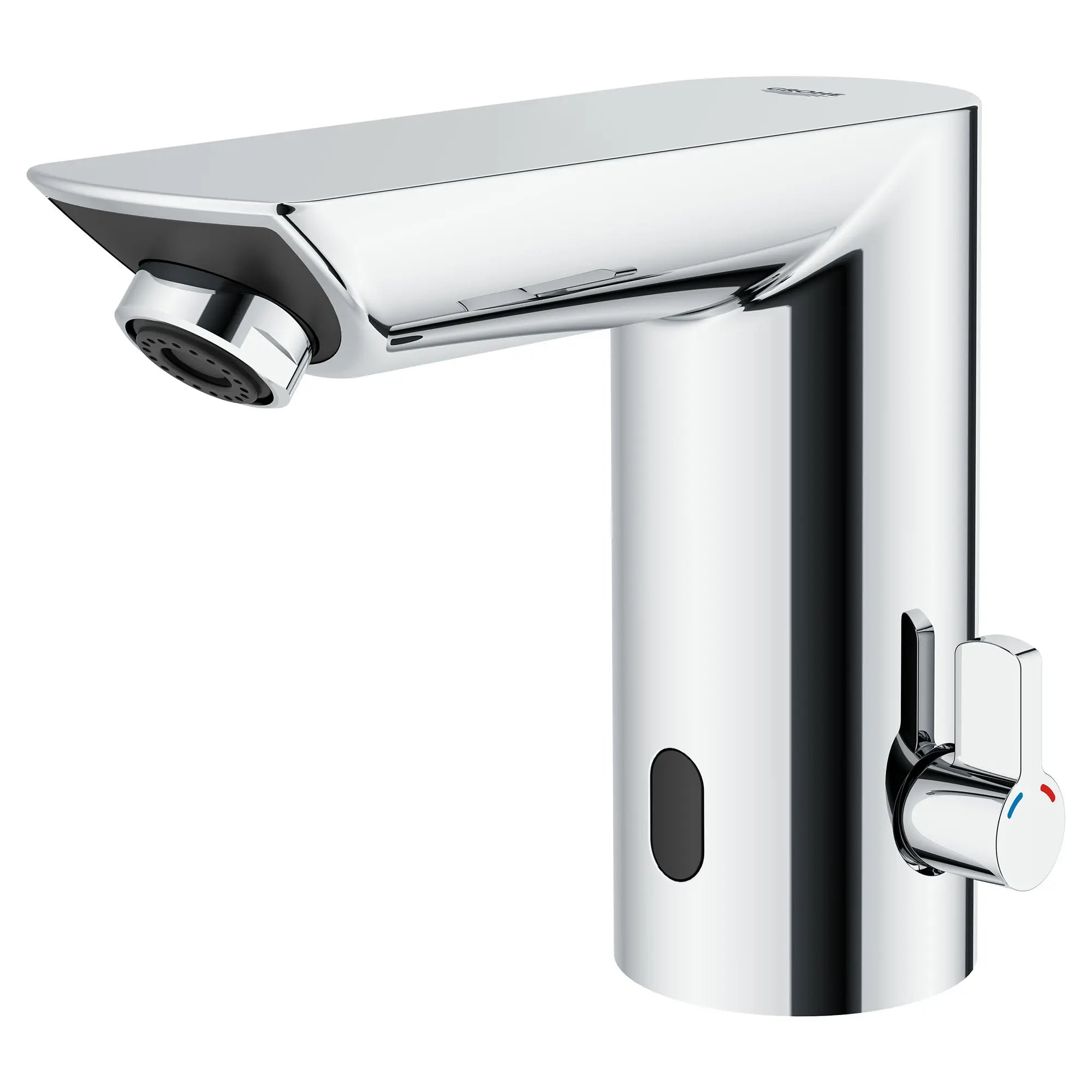 E Touchless Electronic Faucet with Temperature Control Lever, AC-Power