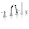 [19919000] GrohFlex Roman Tub Filler With Personal Hand Shower - GROHE StarLight Chrome
