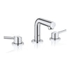 [20572001] 8-inch Widespread 2-Handle S-Size Bathroom Faucet, 1.2 GPM (4.5 L/min) - GROHE StarLight Chrome