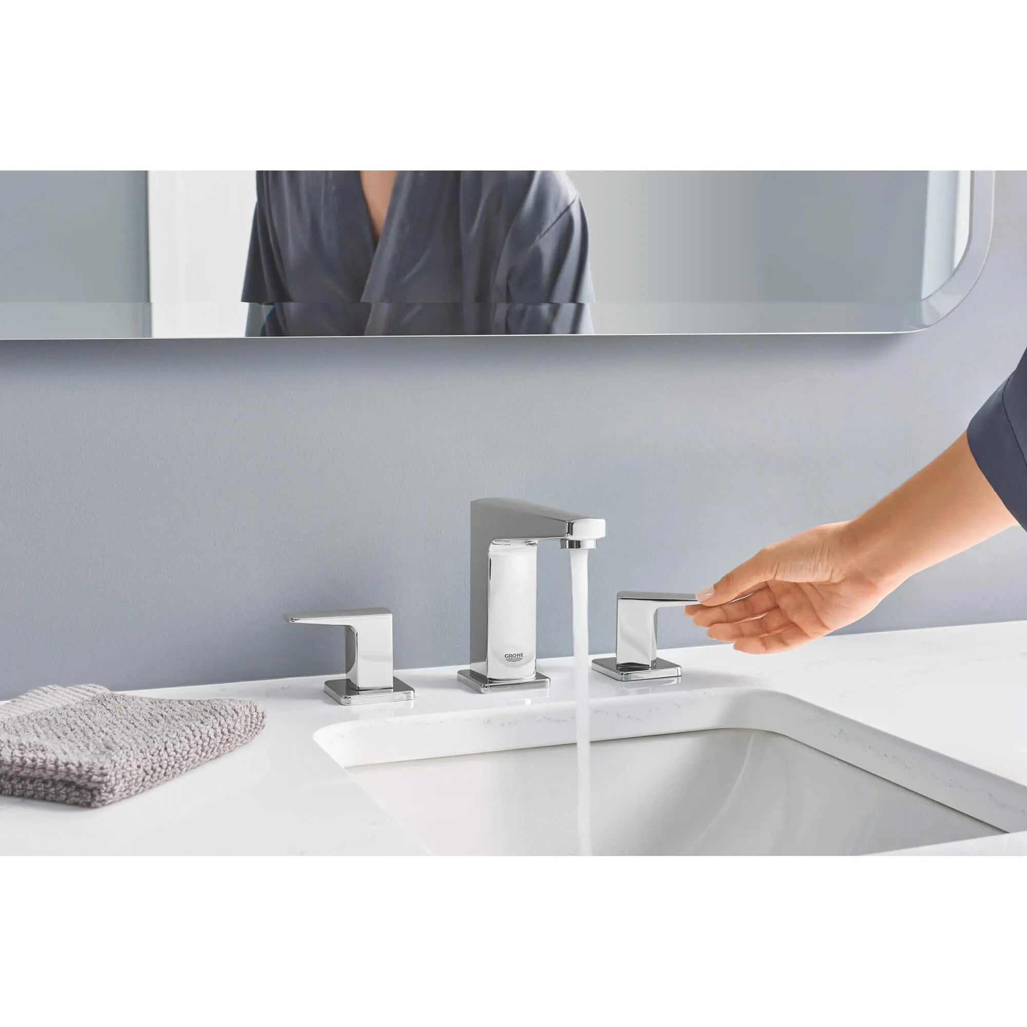 Tallinn 8" widespread two-handle bathroom faucet, 1.2 GPM (4.5 L/min) // GROHE STARLIGHT CHROME // 602_20583000-8-inch-widespread-two-handle-bathroom-faucet-enviro-3_0_CDNwebp.webp