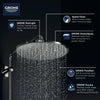 [26569000] 310 Mono Shower Head, 12" - 1 Spray, 1.75 GPM (6.6 L/min) - GROHE StarLight Chrome