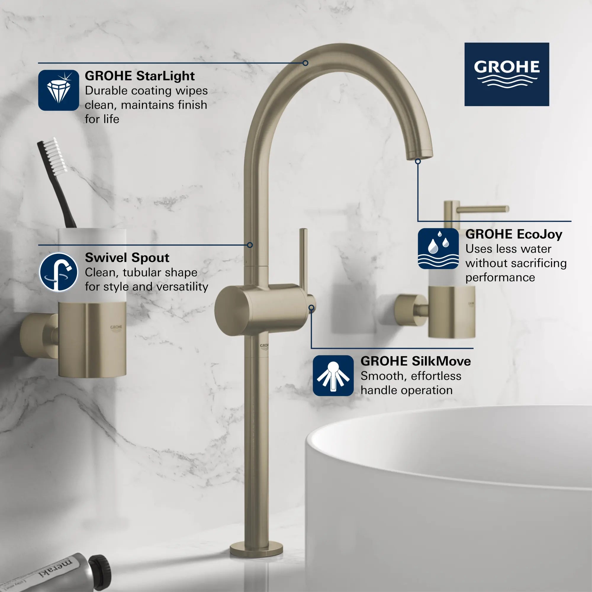 Single Hole Single-Handle Deck Mount Vessel Sink Faucet 1.2 GPM // GROHE STARLIGHT CHROME // 68449_GROHE_Atrio_Bath_1-Hole_Faucet_23834_3_Infographics_1_0_CDNwebp.webp