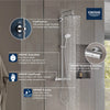 [26128002] 260 CoolTouch Thermostatic Shower System, 1.75 gpm (6.6 L/min) - GROHE StarLight Chrome